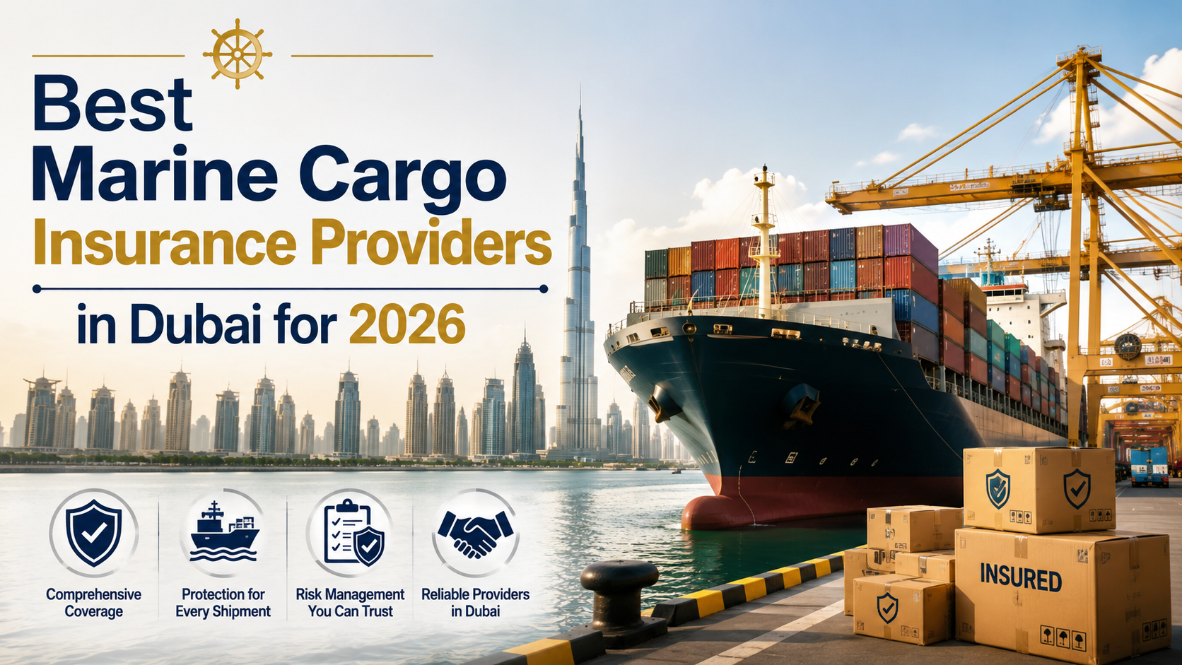 Best Marine Cargo Insurance Providers in Dubai for 2026: Coverage, Costs & Comparison Guide